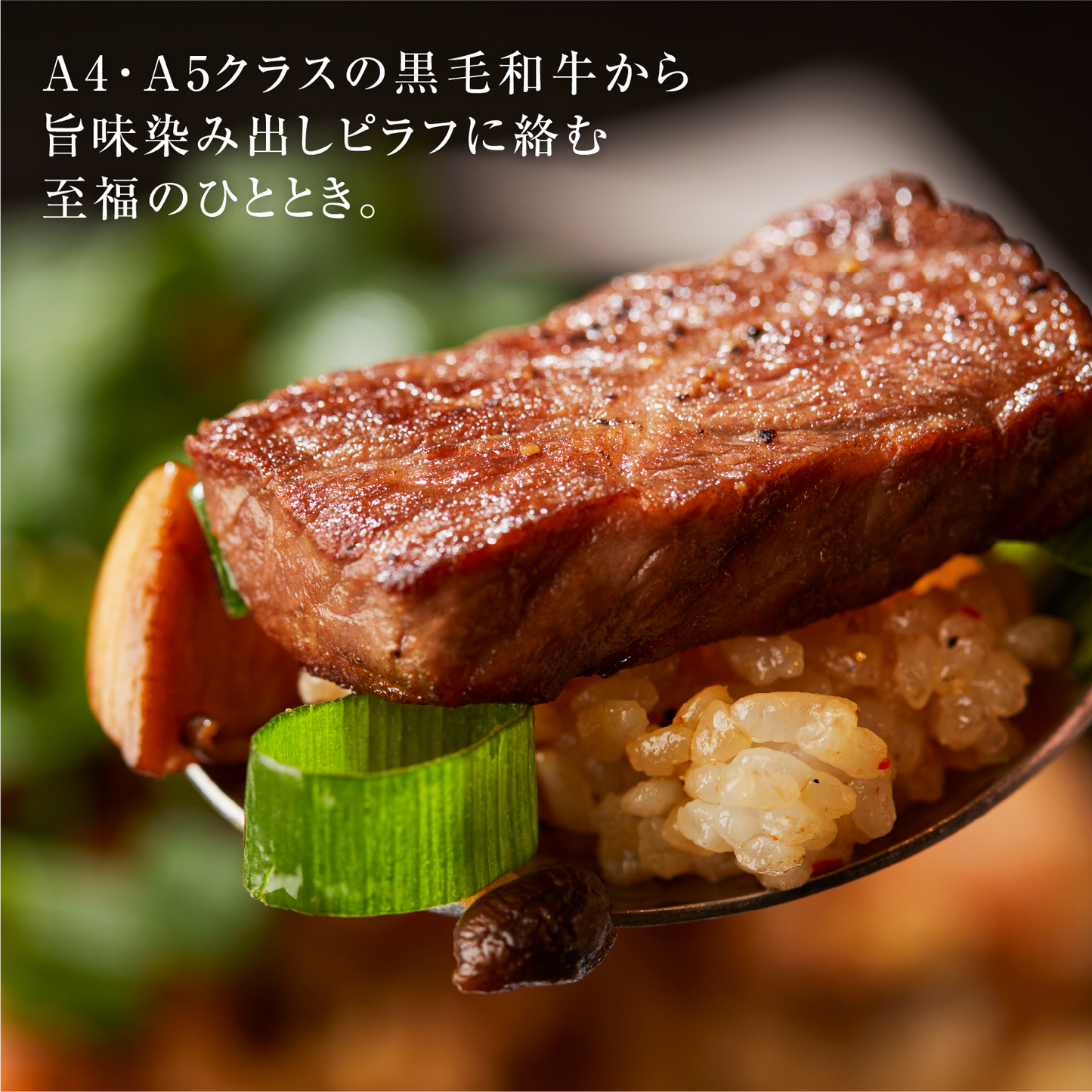 《販売終了》【GOUKA】自家製和風ソースが決め手!黒毛和牛ステーキと海老の旨味ピラフ 4食